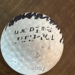 Balle de golf signée par le 45/47e président Donald Trump avec certificat d'authenticité USA MAGA