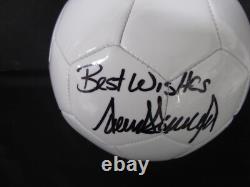 Balle de soccer signée par le Président Donald Trump avec certificat d'authenticité