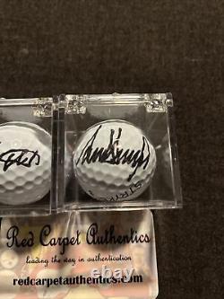Balles de golf signées par Donald Trump et Ron DeSantis