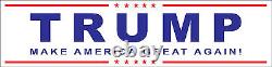 Banderole de Donald Trump, Président, de 5'x15'