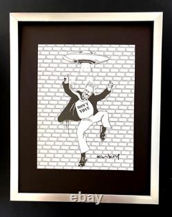Banksy + Estampe signée de Donald Trump + Nouveau cadre + Achat immédiat