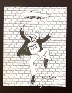 Banksy + Estampe signée de Donald Trump + Nouveau cadre + Achat immédiat