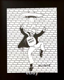 Banksy + Estampes de graffitis signées Donald Trump + Nouveau cadre + Achetez-le maintenant