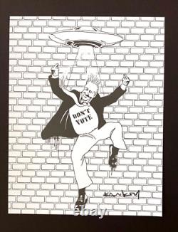 Banksy + Impression signée de Donald Trump + Nouveau cadre + Achetez-le maintenant