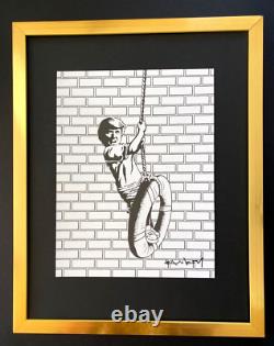 Banksy + Impression signée de Donald Trump encadrée + Achetez-le maintenant