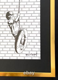 Banksy + Impression signée de Donald Trump encadrée + Achetez-le maintenant