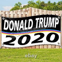 Bannière publicitaire en vinyle Donald Trump 2024 - Signe d'élection