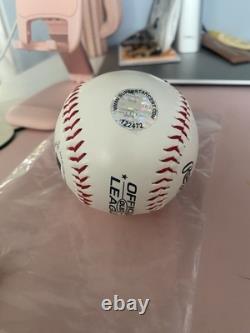 Baseball signé à la main de DONALD TRUMP, Président américain, Autographe avec certificat d'authenticité