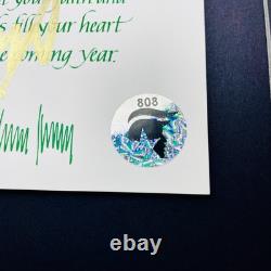 CARTE DE VOEUX AUTHENTIQUE SIGNÉE PAR DONALD TRUMP