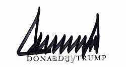 Carte de livre signée/autographiée par Donald Trump 8,5x5,5 PSA/DNA 190744