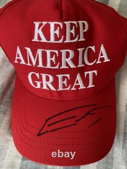 Casquette Keep America Great signée par Eric Trump, autographe 2020 Cali-Fame JSA COA