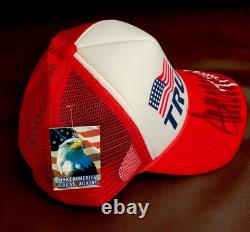 Casquette MAGA de 2016 signée par le président Donald Trump avec certificat d'authenticité PSA