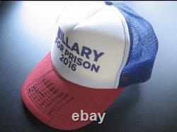 Casquette MAGA signée par Donald Trump, authentique avec autographe, LOA/COA, Hillary en prison 2016