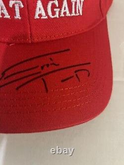 Casquette Maga signée par Eric Trump, certifiée JSA