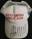 Casquette Make America Great Again Sign&eacute;e Et Autographi&eacute;e Par Donald Trump, Psa Dna