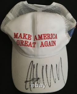 Casquette Make America Great Again signée et autographiée par Donald Trump, PSA DNA
