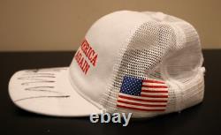 Casquette Make America Great Again signée et autographiée par Donald Trump, PSA DNA