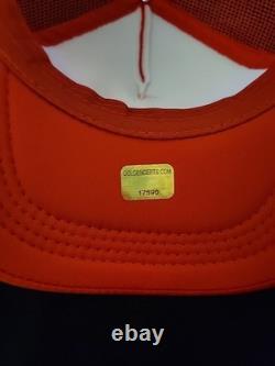 Casquette de camionneur rouge MAGA signée et autographiée par Donald J. Trump avec certificat d'authenticité Président USA