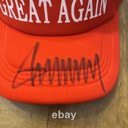 Casquette dédicacée par le Président Donald Trump avec certificat d'authenticité Keep America Great #45-47