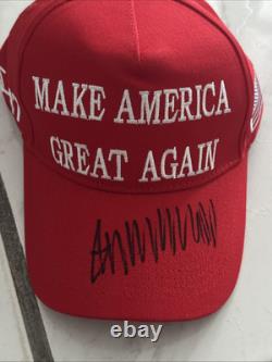 Casquette dédicacée par le Président Donald Trump avec certificat d'authenticité Keep America Great #45-47