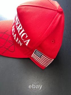 Casquette officielle signée par Ivanka Trump Make America Great Maga Donald 2016 2024 Jsa
