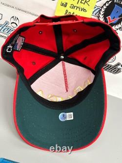 Casquette rouge MAGA signée par le président Donald Trump - certificat d'authenticité Beckett COA LOA