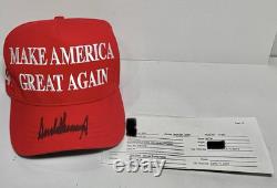 Chapeau MAGA PERSONNEL SIGNÉ PAR DONALD TRUMP DE DON JR. LIRE LES DÉTAILS DANS L'ANNONCE