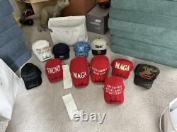 Chapeau MAGA authentique signé par Donald J Trump de Mar-a-Lago