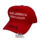 Chapeau Rouge "make America Great Again" Signé Par Donald Trump Avec Certification Jsa Loa