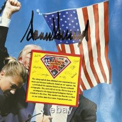 Chemise signée par Donald Trump avec certificat d'authenticité Président Trump MAGA 45-47