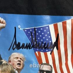 Chemise signée par Donald Trump avec certificat d'authenticité Président Trump MAGA 45-47