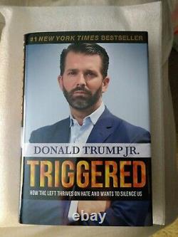 Combo Donald Trump Jr. Autographed Books Triggered & Liberal Privilege Withcoa