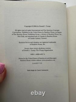 Comment Devenir Riche SIGNÉ par le Président Donald Trump 2004 Relié avec Jaquette