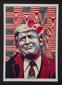 DEATH NYC Tirage Grand Signé Encadré 16x20in COA DONALD TRUMP OREILLE #7