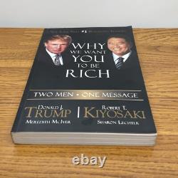 DÉDICACÉ Président Donald Trump Meilleurs Vœux Pourquoi Nous Voulons Que Vous Soyez Riche Livre