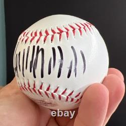 DONALD TRUMP A SIGNÉ Balle de Baseball Président avec Étui Signature MAGA Auto COA HOLO
