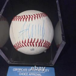 DONALD TRUMP AUTO Super Rare Trump NOM DE FAMILLE UNIQUEMENT COA par CAUltra Pro Étui Avec Boîte