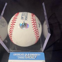 DONALD TRUMP AUTO Super Rare Trump NOM DE FAMILLE UNIQUEMENT COA par CAUltra Pro Étui Avec Boîte