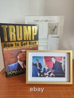 DONALD TRUMP Comment Devenir Riche Livre Signé Obtenu En Personne