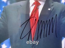 DONALD TRUMP, Photo 8.5x11 Signée Autographe, 45ème Président Des États-Unis, GOP