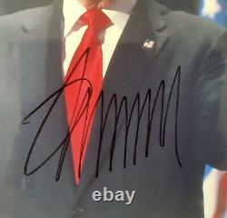 DONALD TRUMP, Photo 8.5x11 Signée Autographe, 45ème Président Des États-Unis, GOP