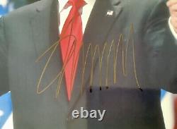 DONALD TRUMP, Photo 8.5x11 Signée Autographe, 45ème Président Des États-Unis, GOP