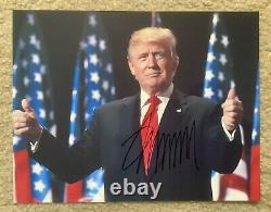 DONALD TRUMP, Photo 8.5x11 Signée Autographe, 45ème Président Des États-Unis, GOP