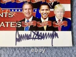DONALD TRUMP, Photo 8x10 Signée Autographe, Les Présidents des États-Unis