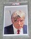 Donald Trump Photo De Dossier D'arrestation Signée à La Main 8x10 + Autographe Authentifié Psa