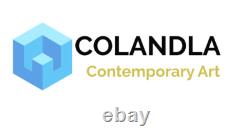 DeathNYC Tirage encadré grand format signé à la main 16 x 20 po Donald Trump en combat avec certificat d’authenticité n° 9$