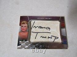 Décision 2020 Série 2 Trading Card Super Political Cut Signature Ivana Trump