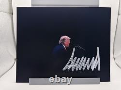 Discours RARE de Donald Trump Photo Signée Authentique 8X10 COA