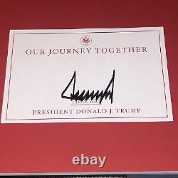 Donald J. Trump A Signé L'autographe Notre Voyage Ensemble Livrez La Couverture Rigide Président