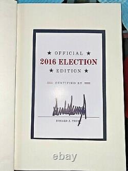 Donald J. Trump A Signé L’élection Officielle De 2016 - L’art De L’accord